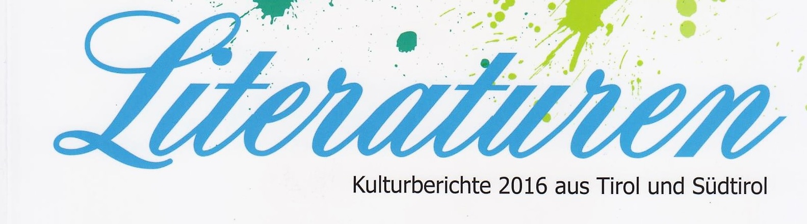 Kulturberichte 2016