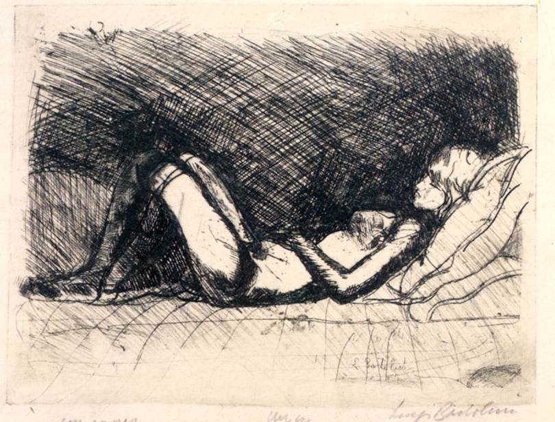 Anna sul letto 1935 Coll. Luciana Bartolini