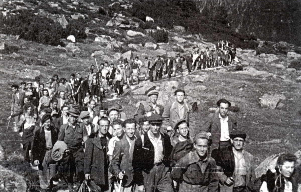 Passaggio in Valle Aurina nell'immediato dopoguerra