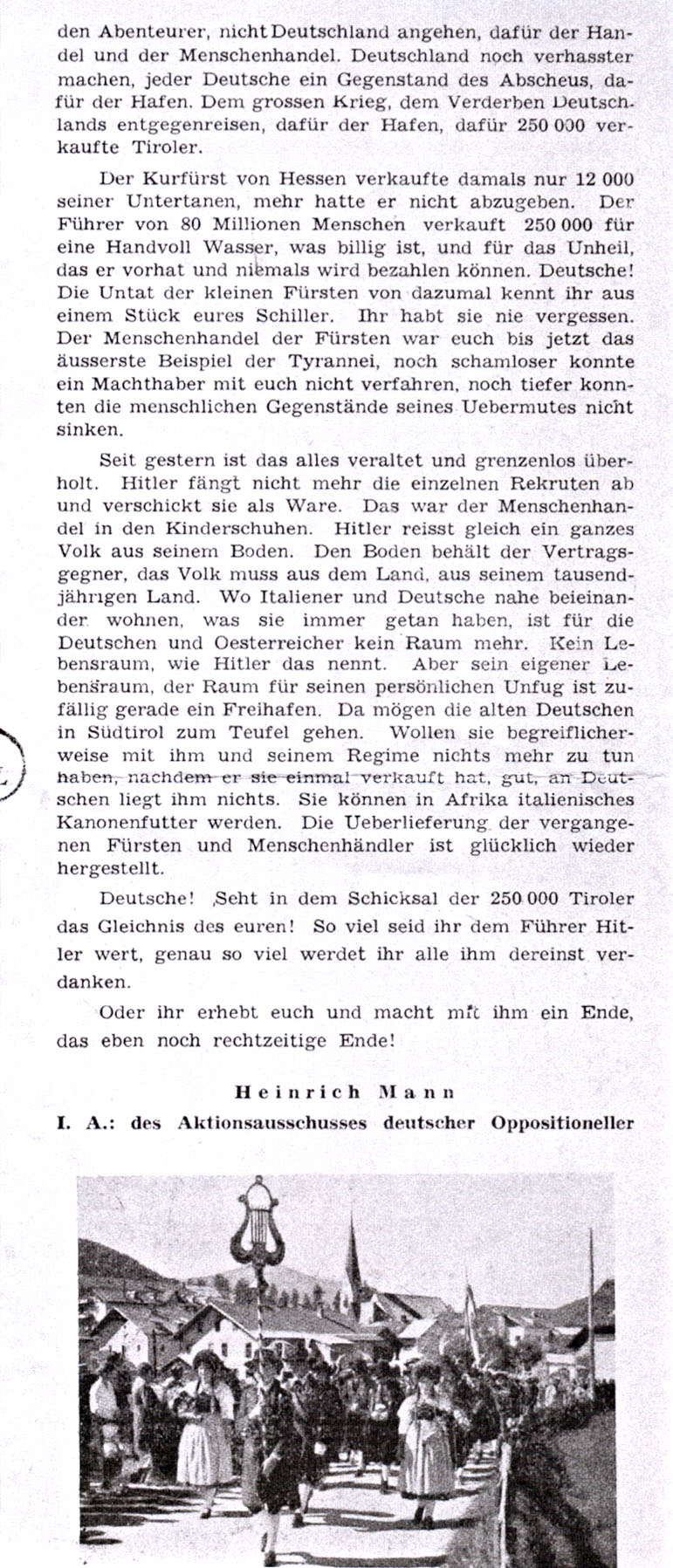 T. Mann, Flugschrift 3