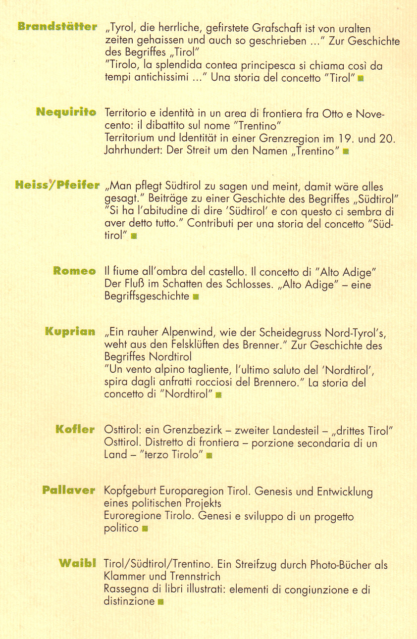 Geschichte und Region / Storia e Regione 9 (2000)